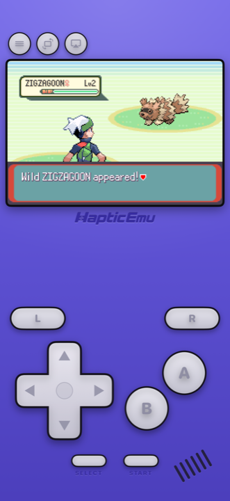 Pokémon with GBA controller skin